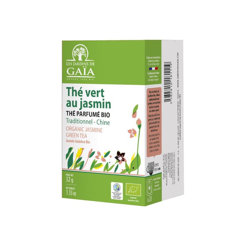 Thé Vert Jasmin - Parfumé - Traditionnel bio & équitable