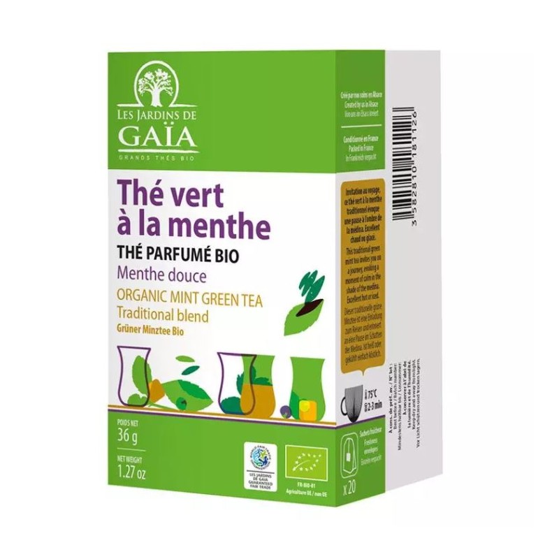 Thé Vert À la Menthe bio & équitable