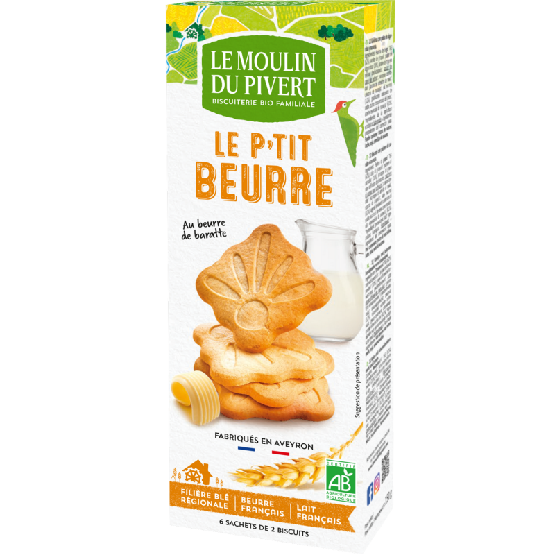 Biscuits P'tit beurre bio & équitable