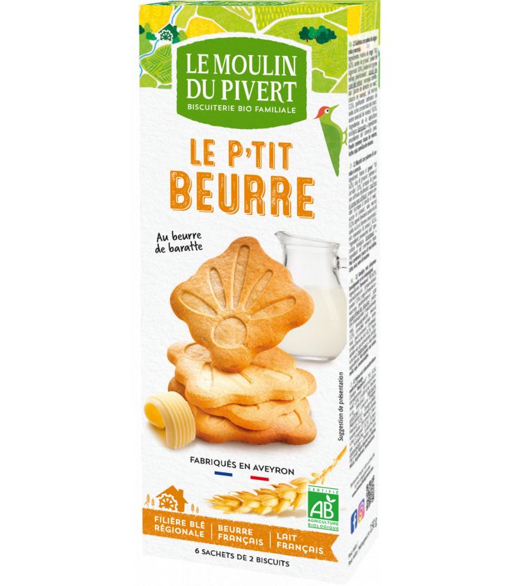 Biscuits P'tit beurre bio & équitable