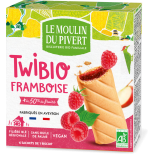 Biscuits Twibio fourrés à la framboise bio & vegan