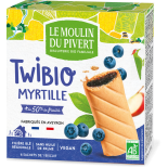 Biscuits Twibio fourrés à la myrtille bio & vegan