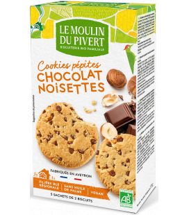 Cookies aux pépites de chocolat et aux noisettes bio & équitable