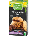 Biscuits Fourrés au chocolat noir et pépites de chocolat bio & vegan