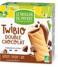 Biscuits Twibio double chocolat au lait bio & équitable