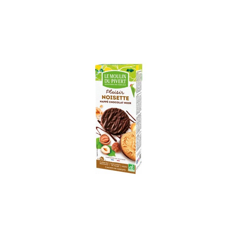 Biscuits Plaisir Noisette Chocolat Noir Bio