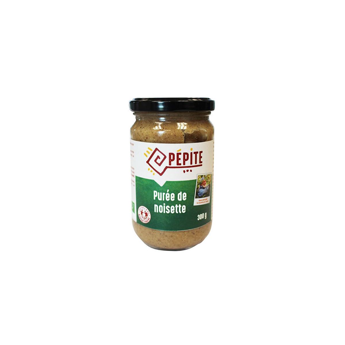 Purée de noisettes grillées bio - 250g, Elibio