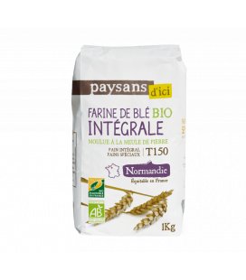 Farine de Blé Intégrale T150 bio & équitable
