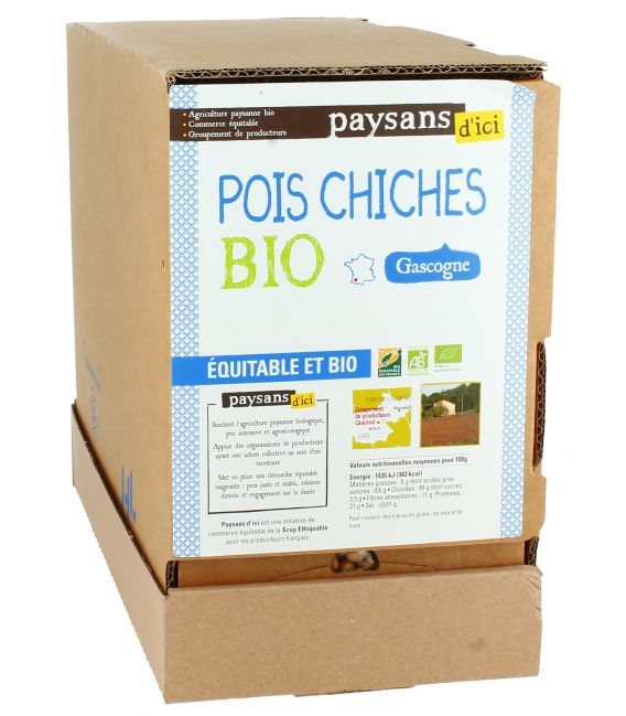 Pois chiches bio & equitable RHD 5 kg