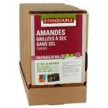 Amandes entières grillées à sec SANS SEL bio & équitable RHD 5 kg