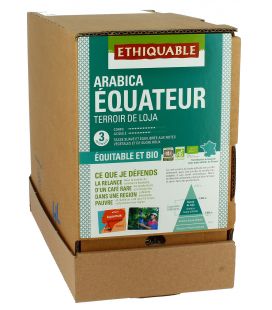 Café Équateur GRAINS bio & équitable VRAC RHD 3,25 kg