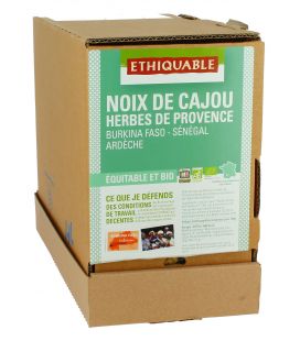 DATE DÉPASSÉE - Noix de Cajou herbes de Provence bio & équitable VRAC RHD 3 kg