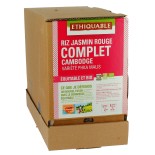 Riz Jasmin Rouge Complet du Cambodge bio & équitable