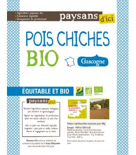 Pois chiches bio & equitable RHD 5 kg