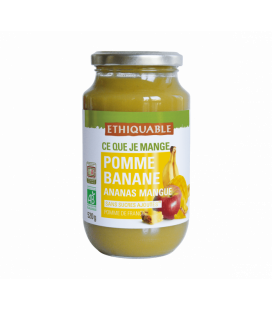 Purée banane, mangue & passion bio et équitable