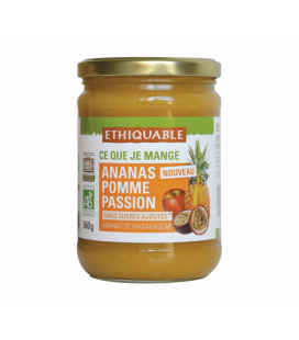 Purée banane, mangue & passion bio et équitable
