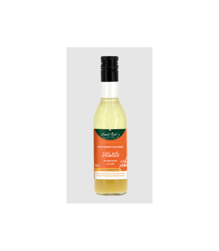 Sauce vinaigrette biologique - Huile de sésame & framboise - 36 cL