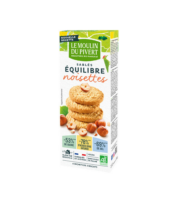 Biscuits bio Equi'libre noisettes Bio & Vegan