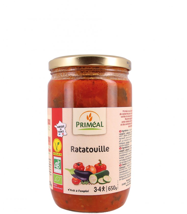 Ratatouille bio et vegan