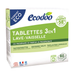 Tablettes lave-vaisselle écologiques hydrosolubles à l'oxygène actif