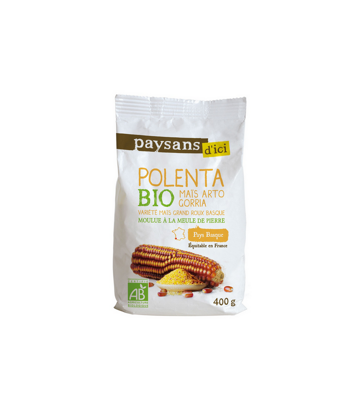 Polenta maïs grand roux Bio et Equitable