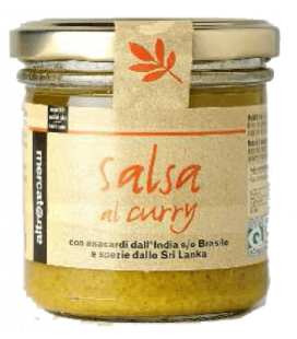 DATE DÉPASSÉE - Sauce curry noix de cajou sans gluten - 130 g