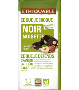 Chocolat Noir Amandes Entières Pérou bio & équitable