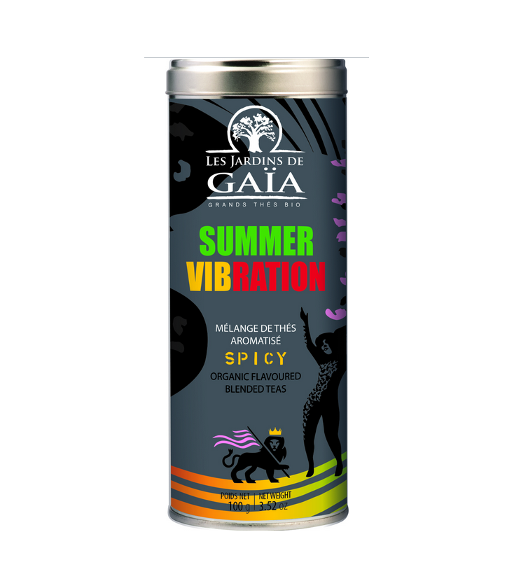 Thés vert et noir aromatisé spicy - summer vibration