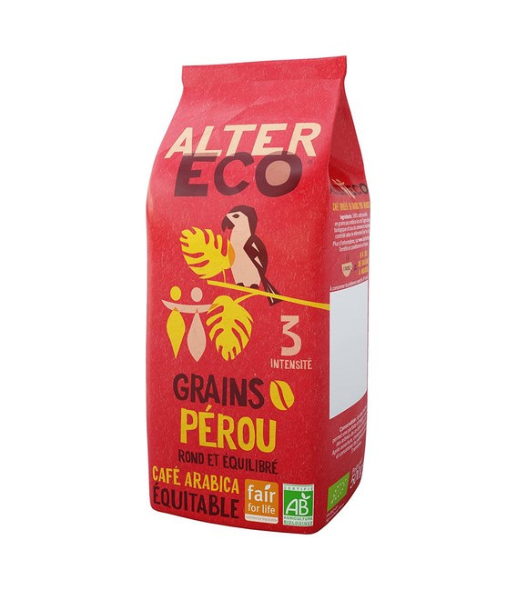 Café PEROU en grain bio et équitable 500 g