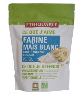 Farine de maïs blanc bio & équitable - sans gluten, bio & équitable