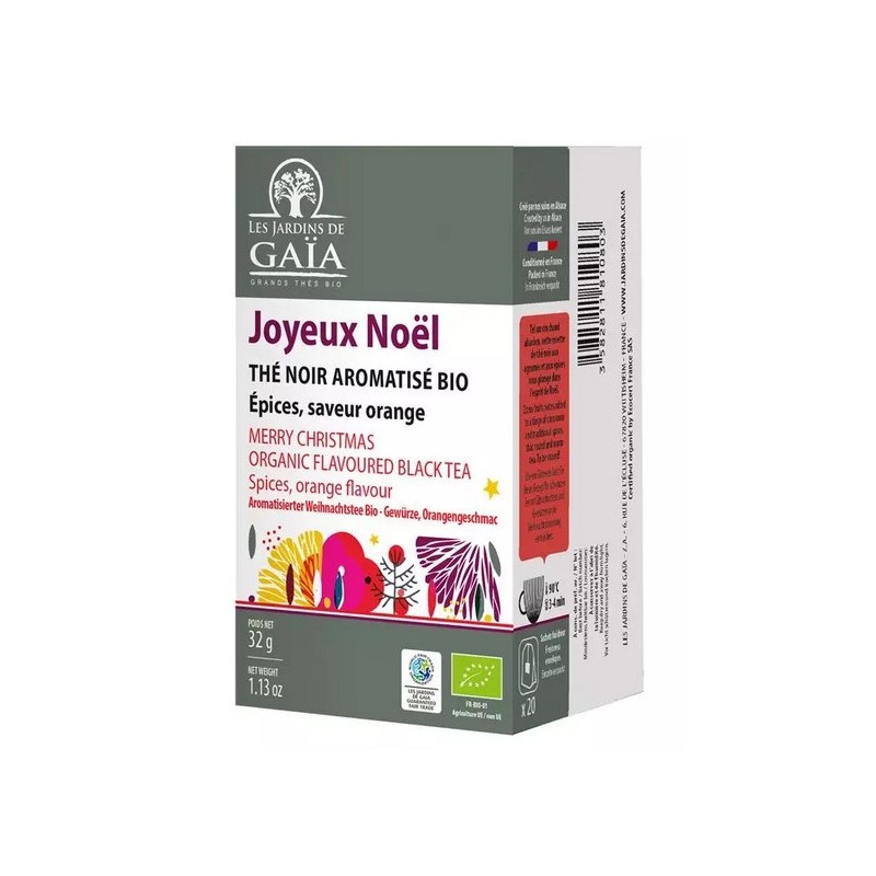 Joyeux Noël - Thé noir Parfum traditionnel bio & équitable