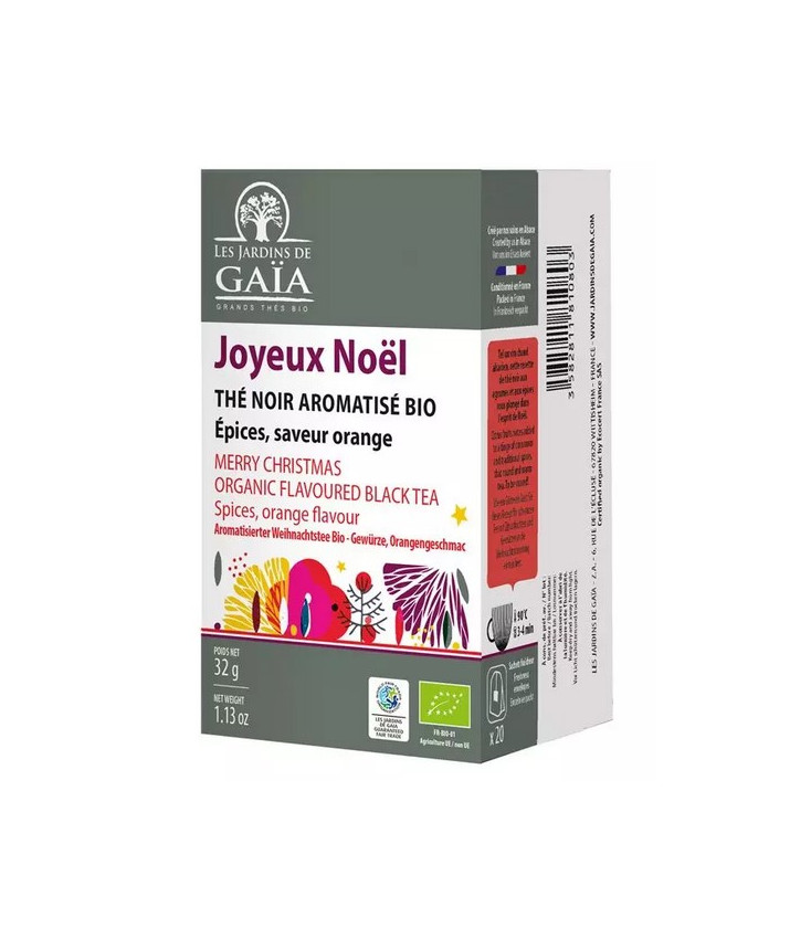 Joyeux Noël - Thé noir Parfum traditionnel bio & équitable