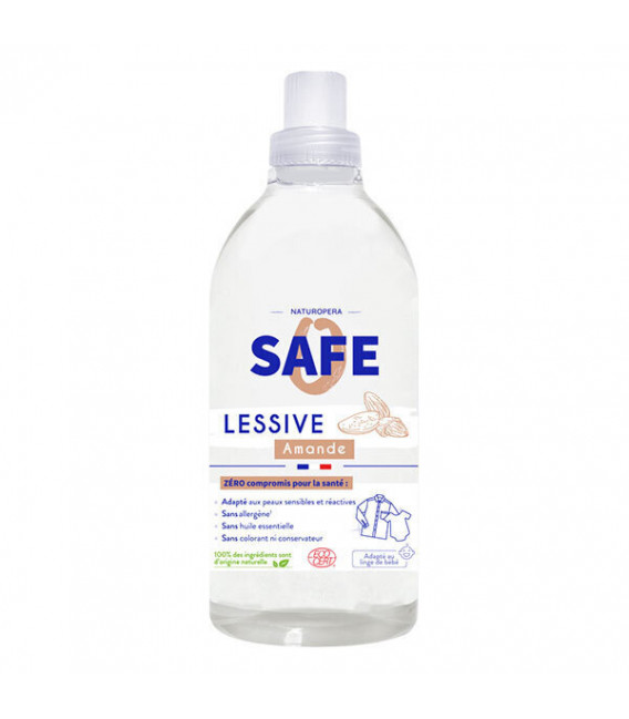 Lessive Amande 100% naturelle 1L - SAFE