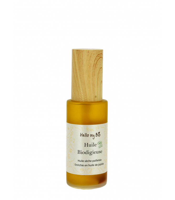 Huile biodigieuse sèche et pailletée - 125 mL