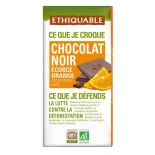 Chocolat Noir Ecorce d'orange bio & équitable