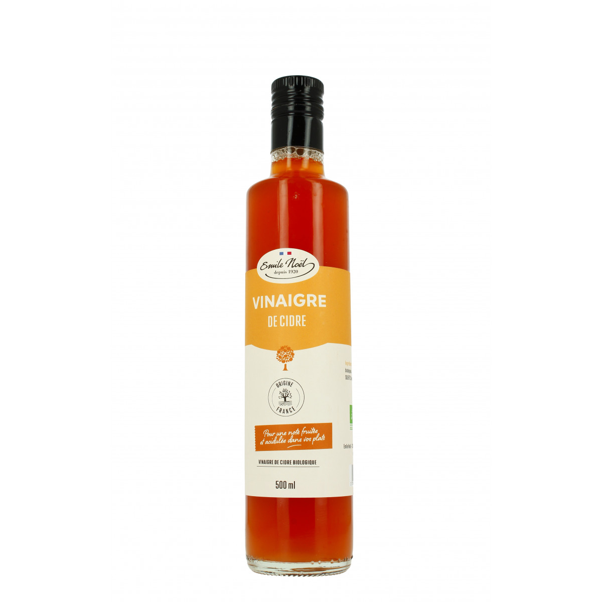 Vinaigre de cidre bio non pasteurisé - 50 cl