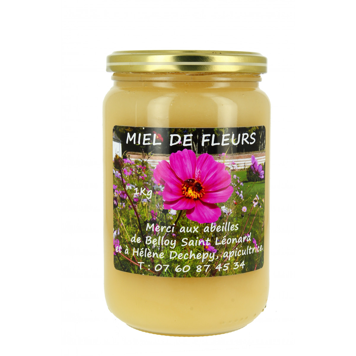 Miel de Fleurs de France, - 1 kg