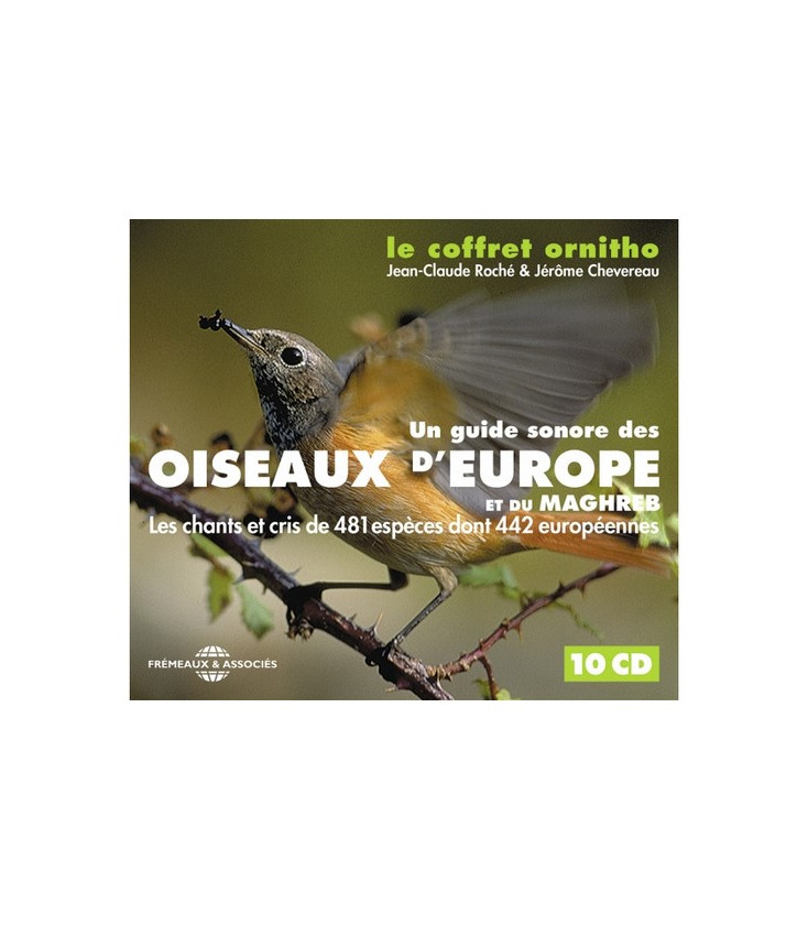 Le Coffret Ornitho - Un Guide Sonore Des Oiseaux D'europe Et Du Maghreb (10cd Audio)