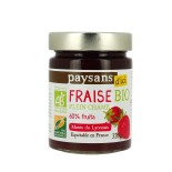 Confiture extra Fraises des Monts du Lyonnais bio & équitable