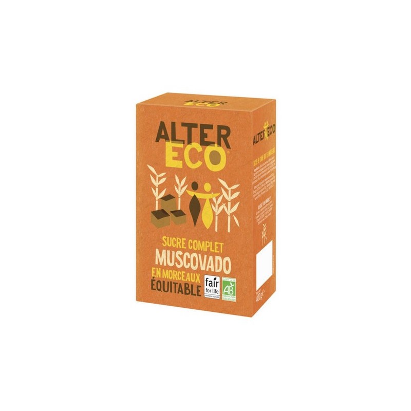 Sucre Complet Muscovado en Morceaux bio et équitable