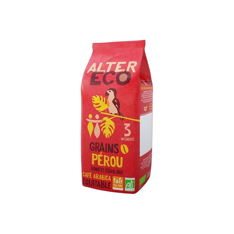 Café PÉROU Pur Arabica bio et équitable moulu