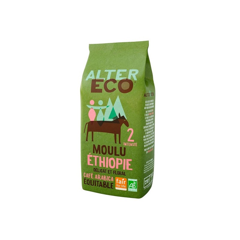 Café ETHIOPIE Pur Arabica bio et équitable