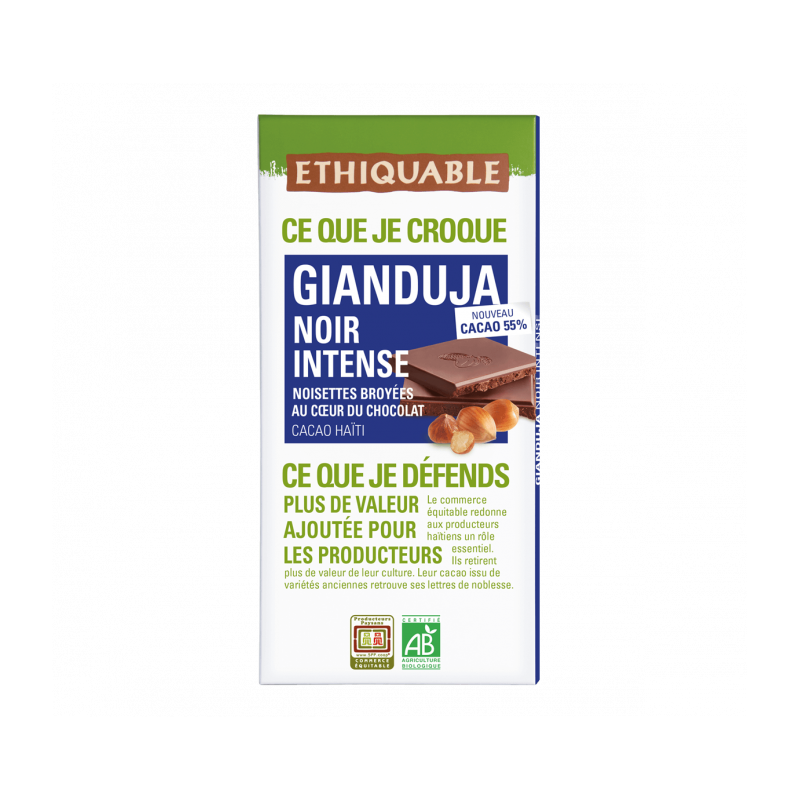 Chocolat Noir Sésame Caramélisé bio & équitable