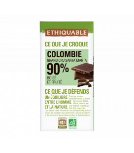 Chocolat Noir Gianduja Éclats de Noisettes bio & équitable