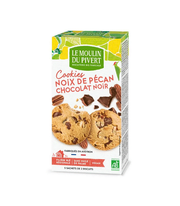 Cookies noix de Pécan et pepites de chocolat bio