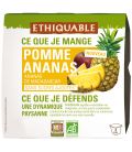 Compote Pomme Ananas sans sucre ajoutés bio et équitable