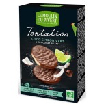 Biscuits Tentation au chocolat au lait et thé vert matcha Bio & équitable