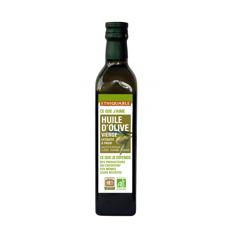 PROMO - Huile d'Olive Vierge de Tunisie bio & équitable
