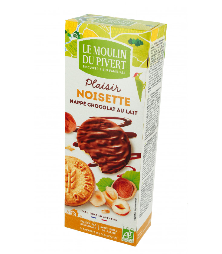 Biscuits Plaisir Noisette Chocolat au Lait Bio