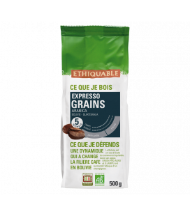 DATE PROCHE - Café Sumatra Congo Expresso Grains bio & équitable - 500 g